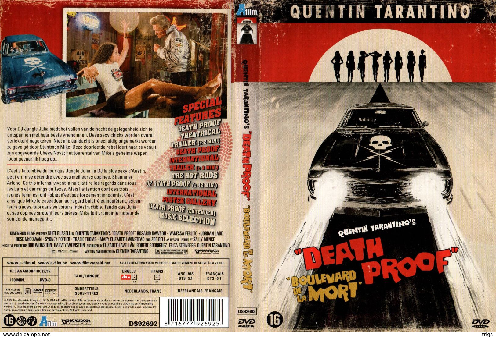 DVD - Death Proof - Policiers