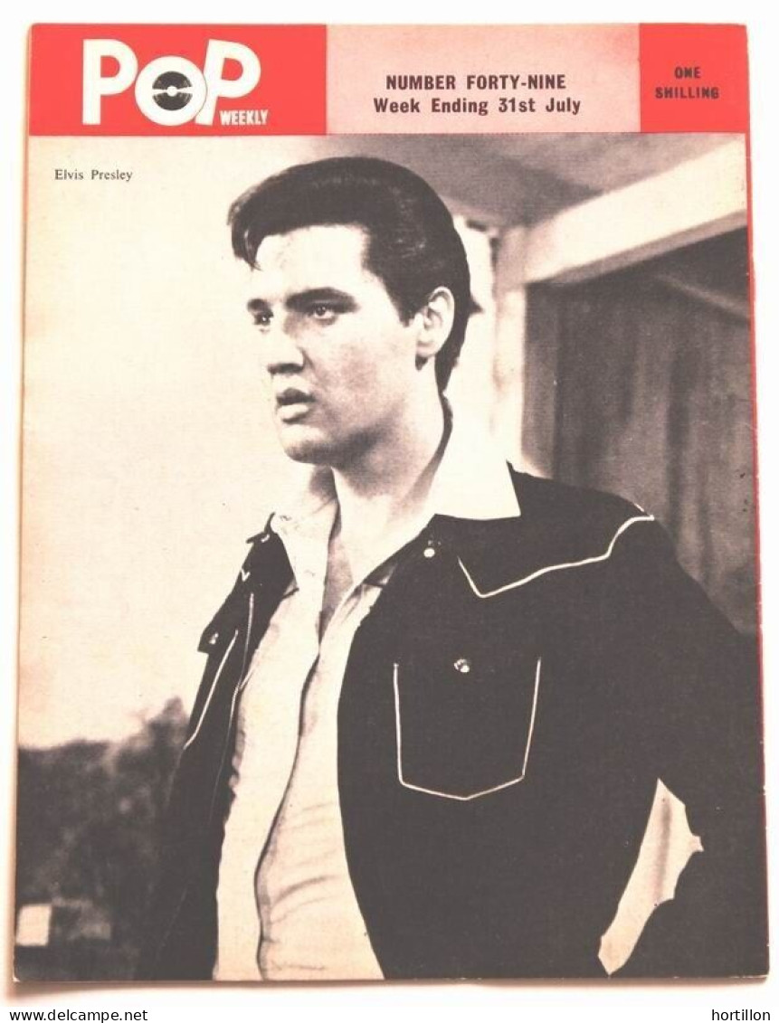 Magazine Revue UK POP WEEKLY N° 49 31 Juillet 1965 THE ROLLING STONES Elvis Presley Lulu - Kultur