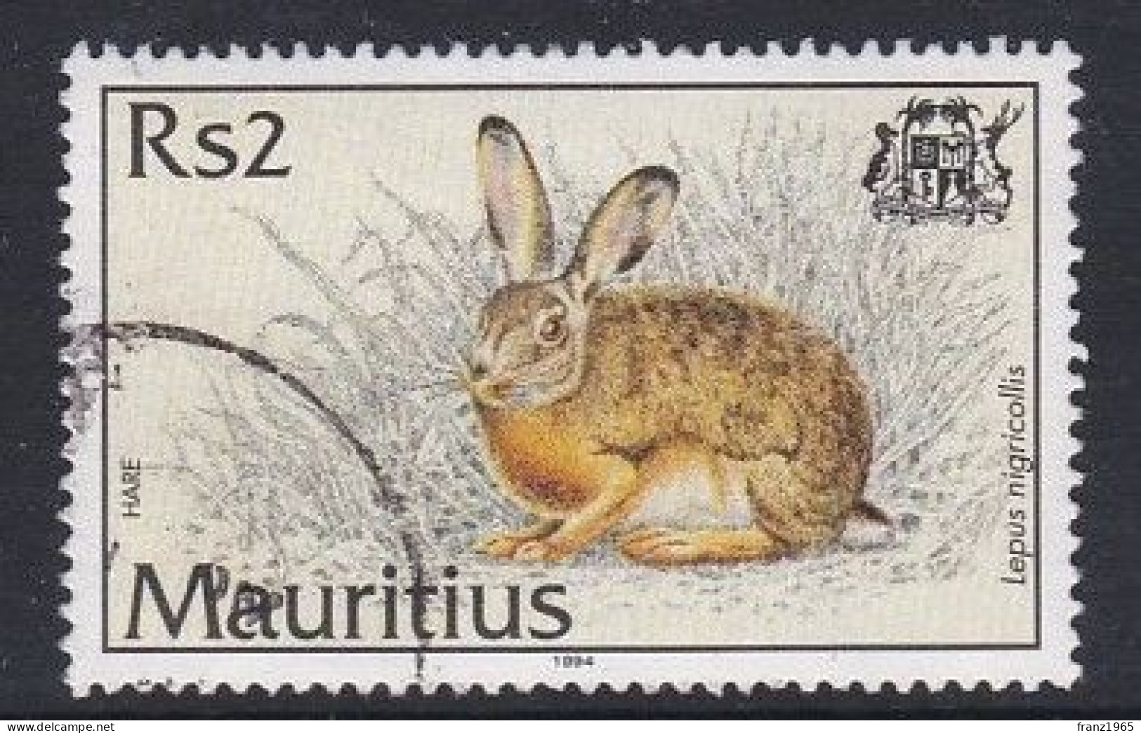 Mauritius  - Lepus Nigricollis - 1994 - Conigli