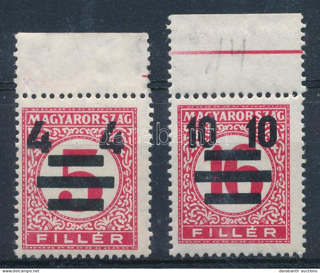 ** 1931 Kisegítő Portó B Sor MBK 124-125 (7.000) - Other & Unclassified