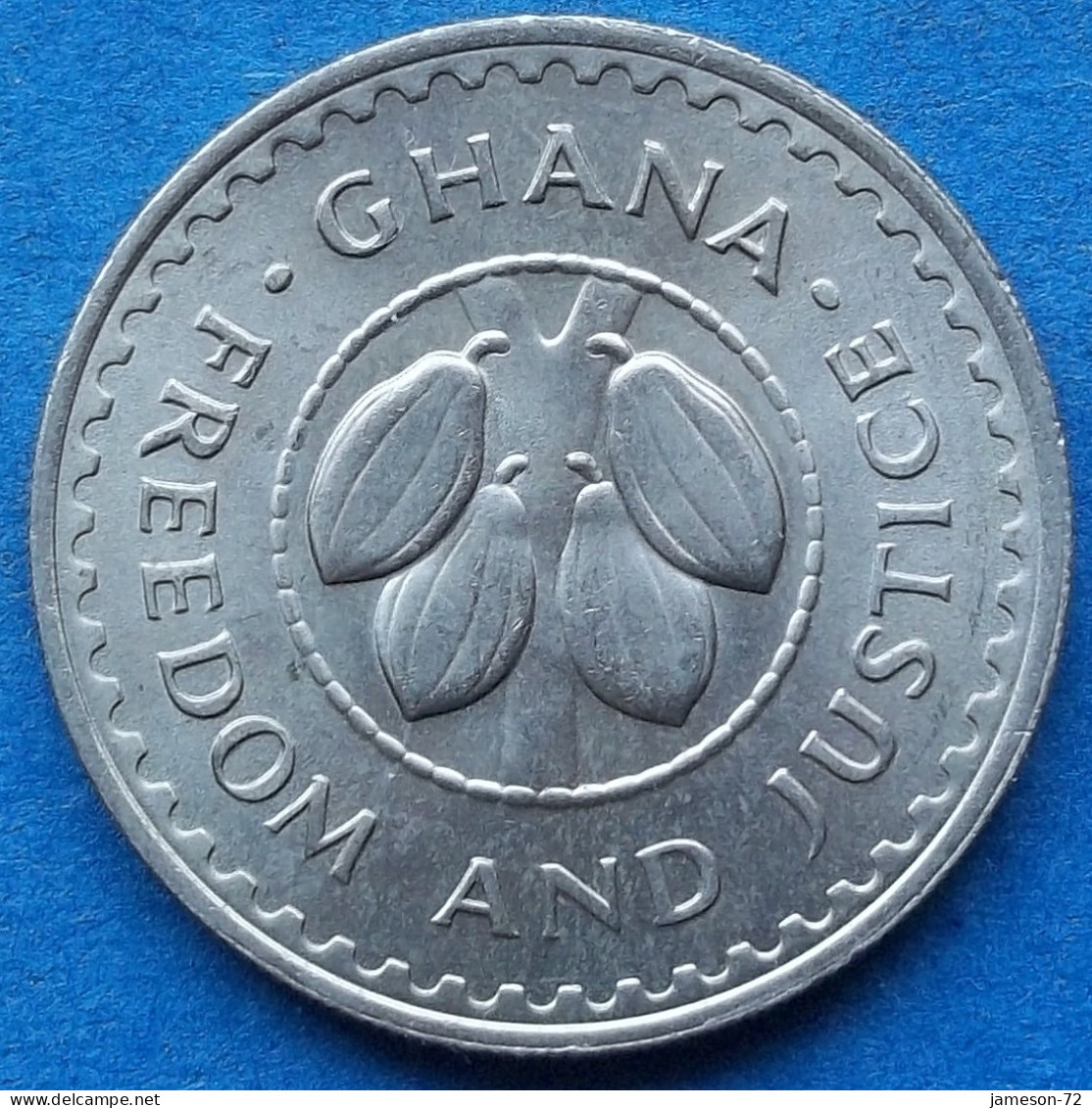 GHANA - 10 Pesewas 1967 "Cocoa Beans" KM# 16 Decimal Coinage (1965-2007) - Edelweiss Coins - Ghana