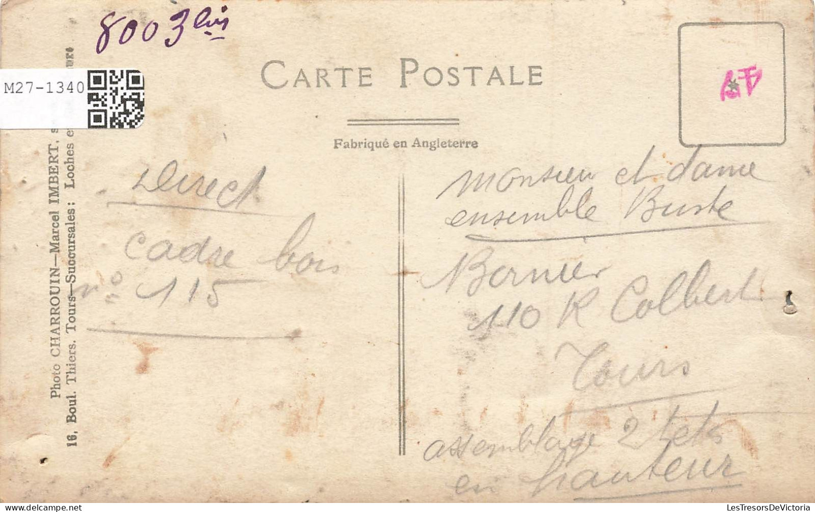 FRANCE - Thiers - Albert Nehama - Salomon - Margherite - Mathilde - Carte Postale Ancienne - Thiers