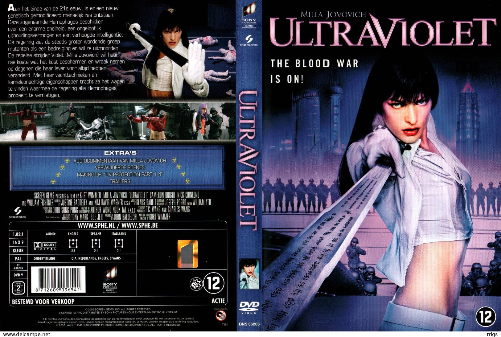 DVD - Ultraviolet - Action, Aventure