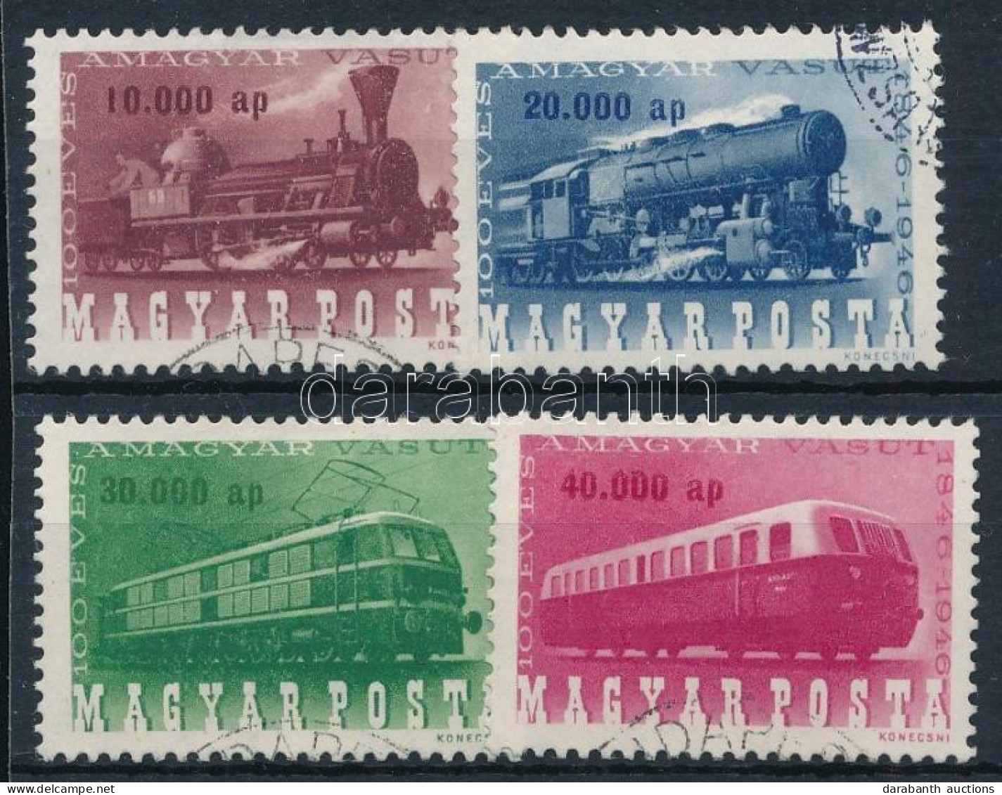 O 1946 Vasútjubileum Sor (4.000) - Altri & Non Classificati