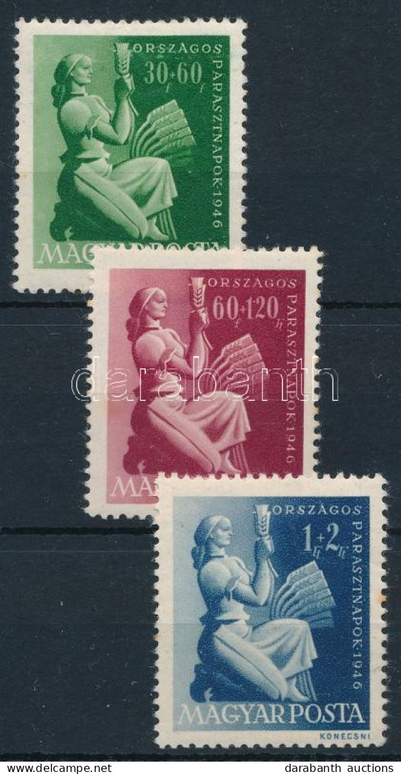 ** 1946 Parasztnapok Sor (3.000) (60f Folt / Spot) - Altri & Non Classificati