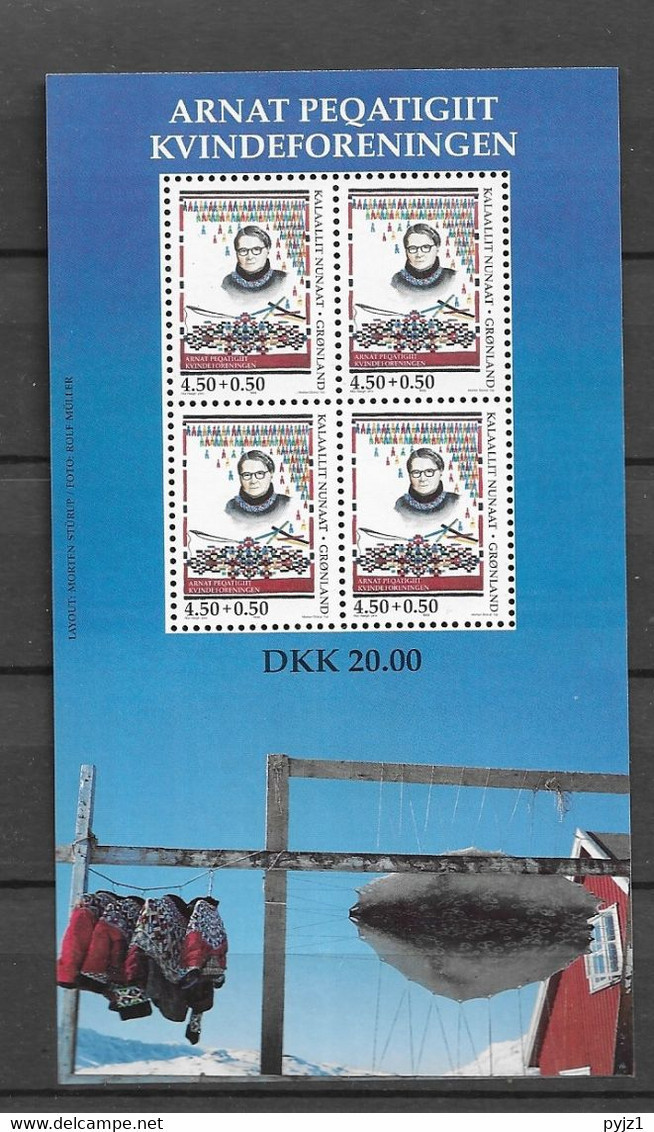 1998 MNH  Greenland, Block 15 Postfris** - Blocks & Sheetlets