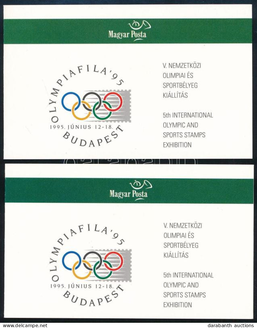 ** 1995 2 Db Olympiafila Bélyegfüzet (4.000) - Andere & Zonder Classificatie