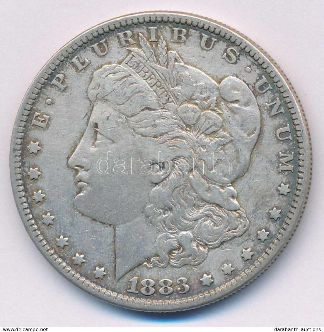 Amerikai Egyesült Államok 1883. 1$ Ag "Morgan" T:VF Patina USA 1883. 1 Dollar Ag "Morgan" C:VF Patina Krause KM#110 - Ohne Zuordnung