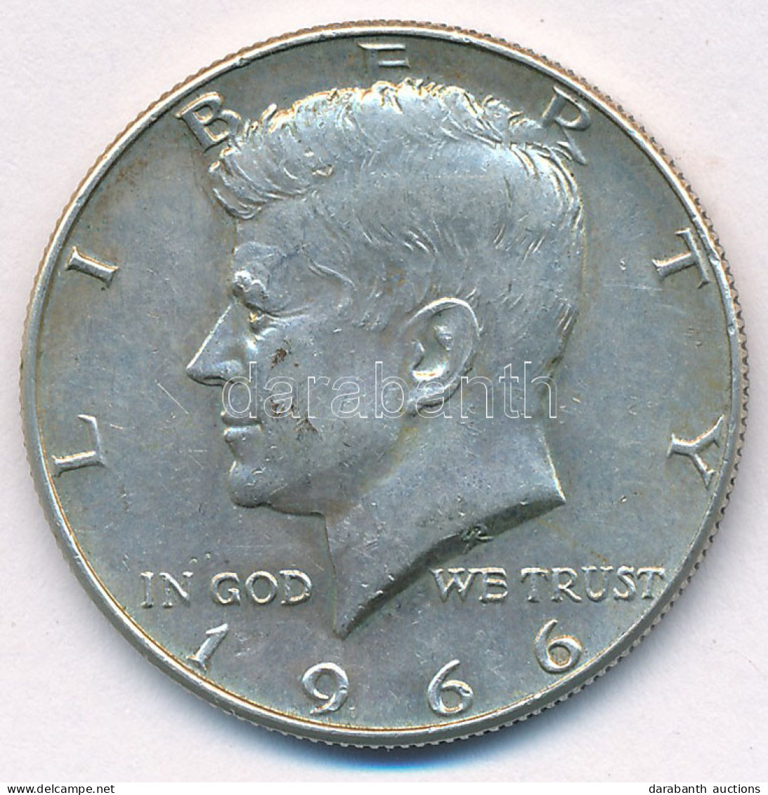 Amerikai Egyesült Államok 1966. 1/2$ Ag "Kennedy" T:XF USA 1966. 1/2 Dollar Ag "Kennedy" C:XF Krause KM#202a - Ohne Zuordnung