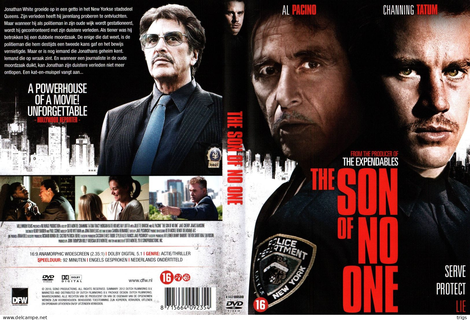 DVD - The Son Of No One - Politie & Thriller