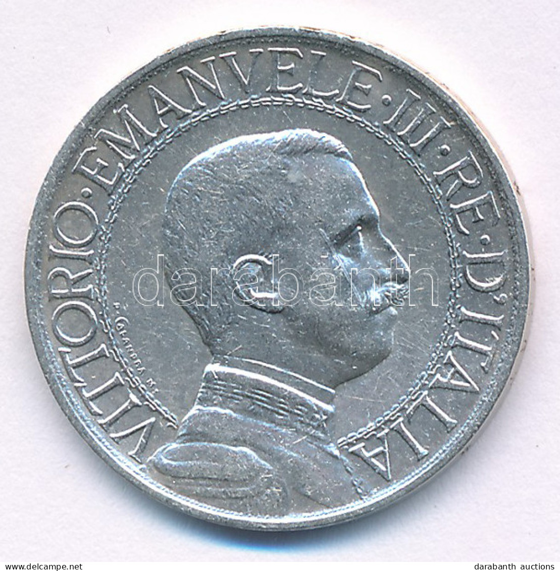 Olaszország 1910R 1L Ag "III. Viktor Emánuel" T:AU,XF  Italy 1910R 1 Lira Ag "Vittorio Emanuele III" C:AU,XF  Krause KM# - Non Classés