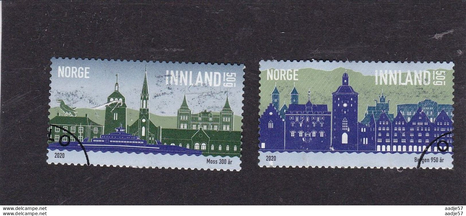 Norwegen Norway 2020. Mi.Nr. 2015-2016, Used - Used Stamps