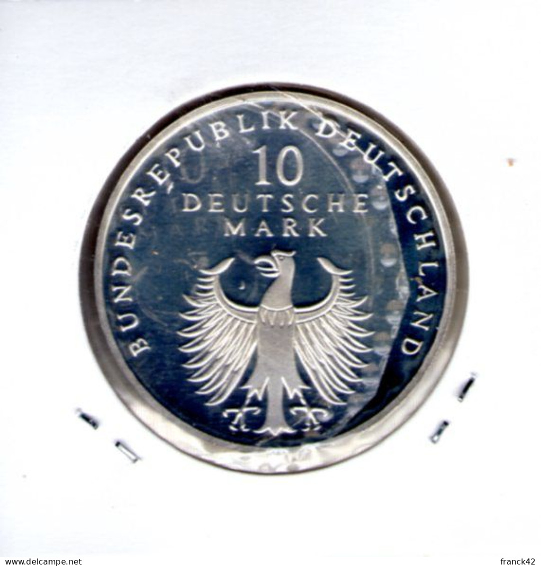 Allemagne.10 Mark. 50e Anniversaire De La Création Du Deutch-mark. 1998 - 10 Marchi