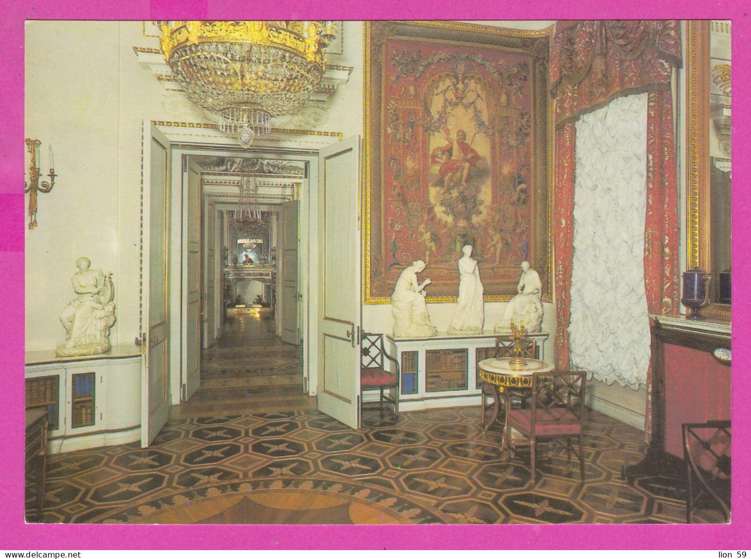 299612 / Russia Leningrad - Pavlovsk Palace - LIBRARY Southern Suite , Designed Vincenzo Brenna , Andrei Voronikhin PC   - Biblioteche