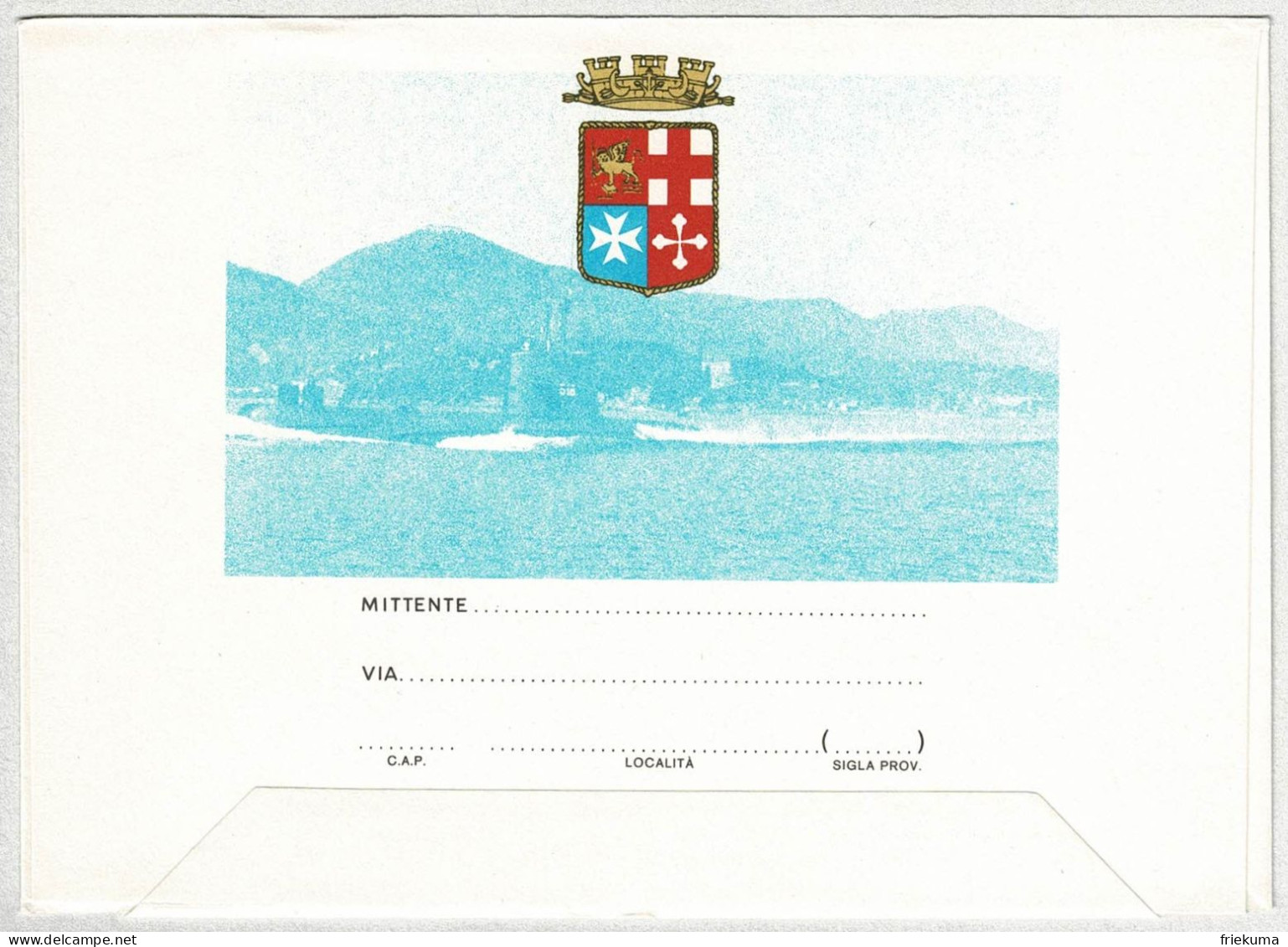 Italien / Italia 1990, Ganzsachen-Umschlag Sommergibili Italiani, U-Boote, Schmuck, Delphine - Duikboten