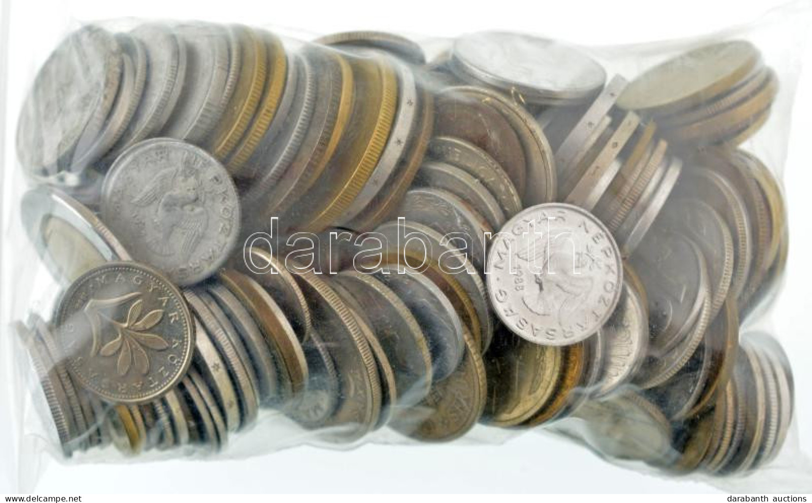 Vegyes, Magyar és Külföldi érmetétel Mintegy ~1kg Súlyban T:vegyes Mixed, Hungarian And Foreign Coin Lot (~1kg) C:mixed - Sin Clasificación