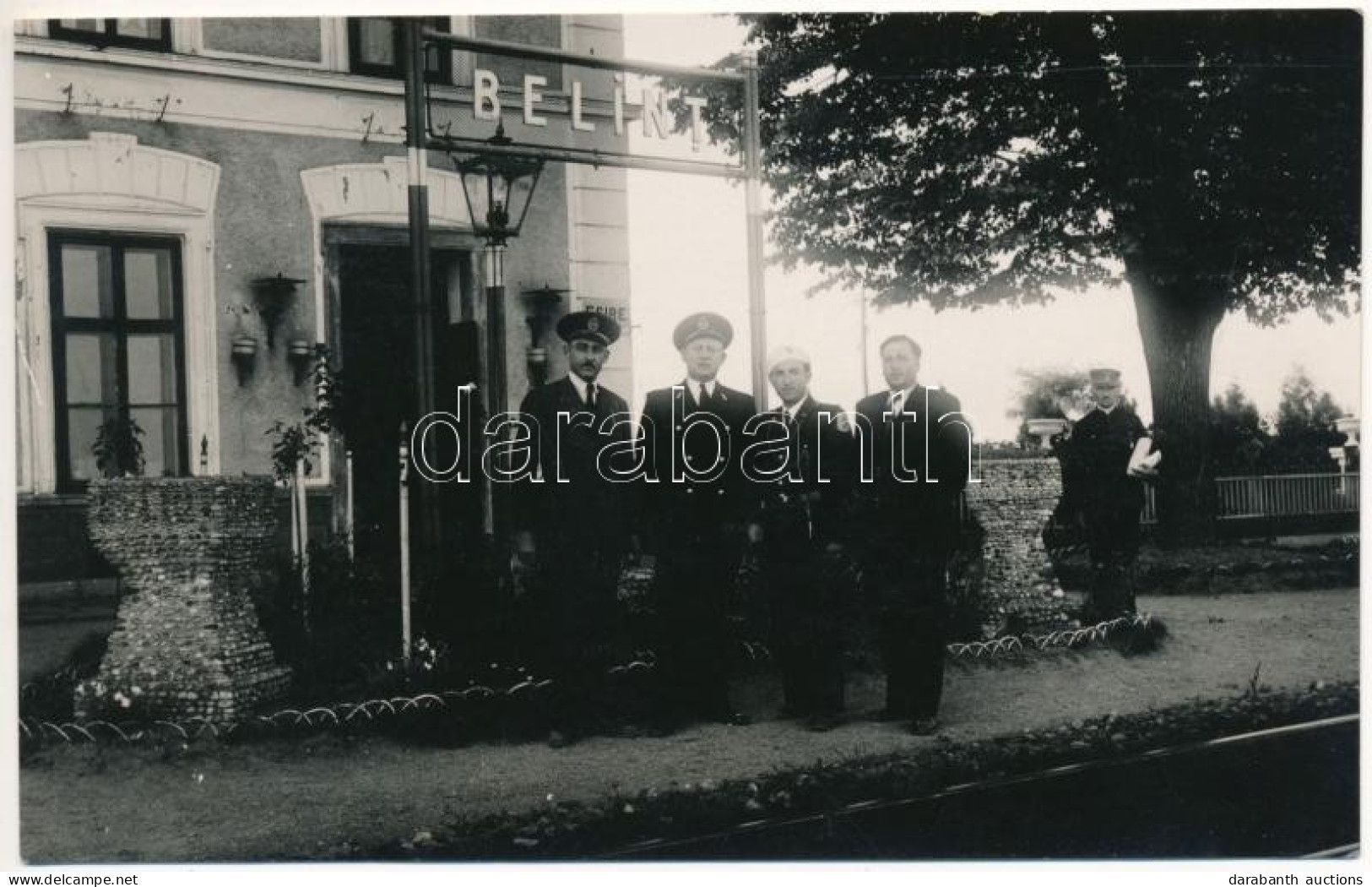 * T2 Belence, Bélinc, Belintz, Belint; Gara / Vasútállomás / Railway Station. Photo - Ohne Zuordnung