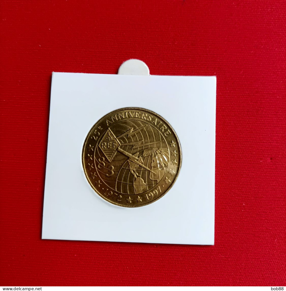 PIECE 1,5 EURO TEMPORAIRE REF 83 RÉSEAU DES ÉMETTEURS FRANÇAIS - Euro Van De Steden