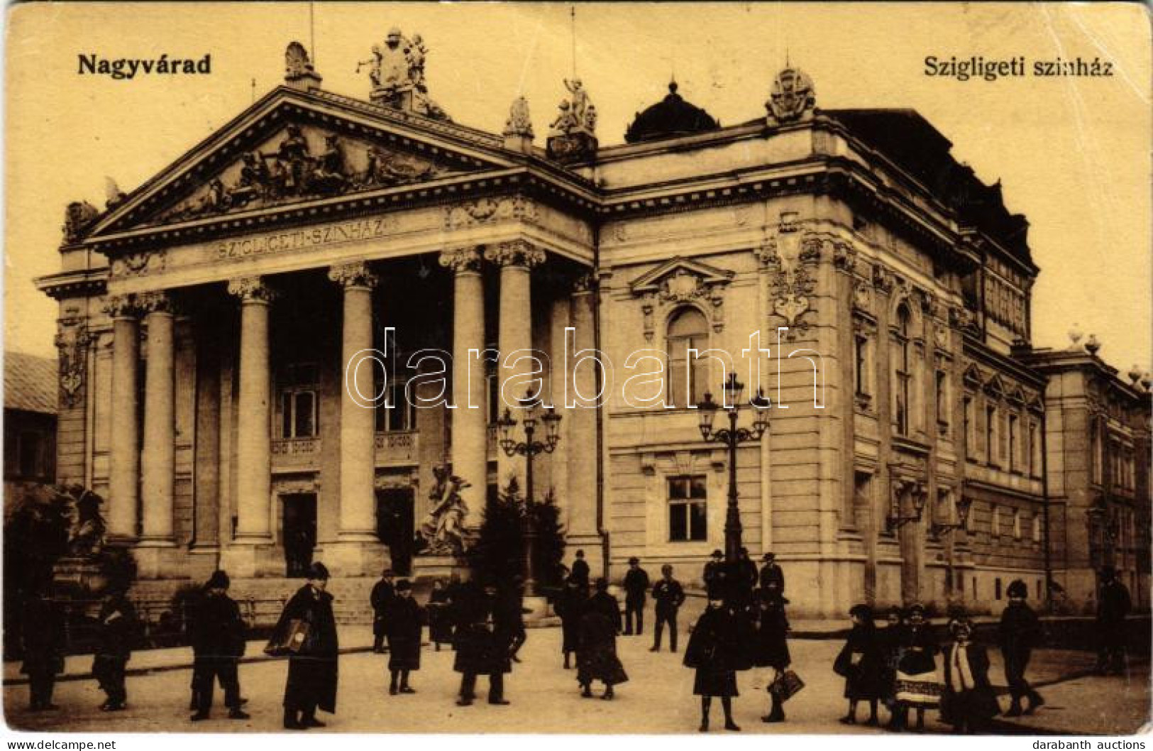 T3 1907 Nagyvárad, Oradea; Szigligeti Színház. Rákos Vilmos Kiadása / Theatre (EB) - Ohne Zuordnung