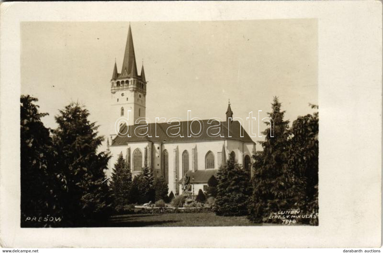 * T2/T3 Eperjes, Presov; Templom / Church (EK) - Non Classés