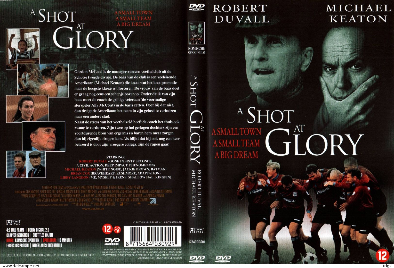 DVD - A Shot At Glory - Drama