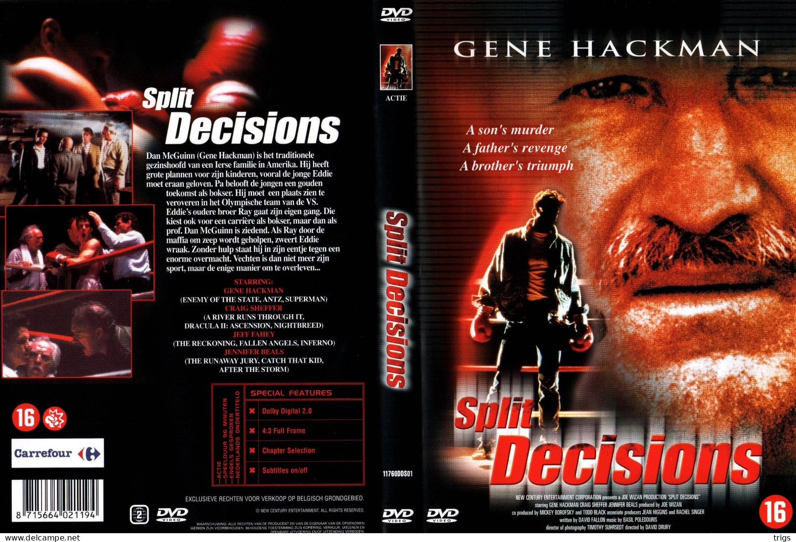DVD - Split Decisions - Action, Aventure