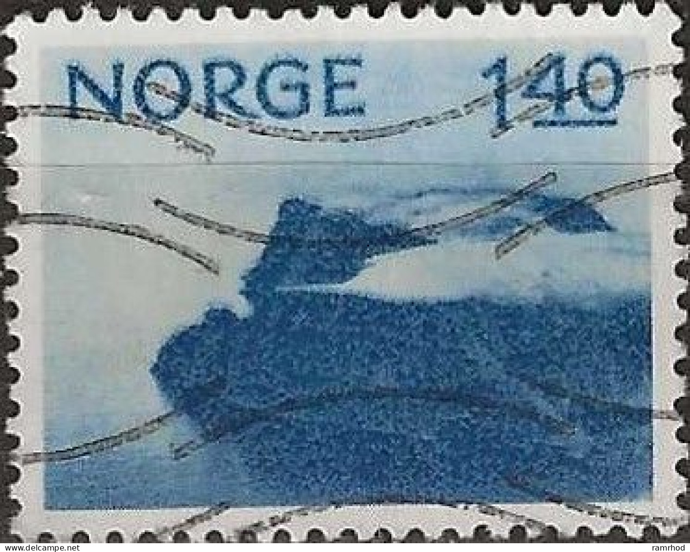 NORWAY 1974 Norwegian Capes - 1k.40, North Cape FU - Gebraucht