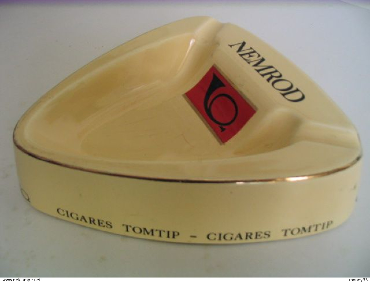 Cendrier " NEMROD Cigares Tomtip " Longchamp France - Asbakken