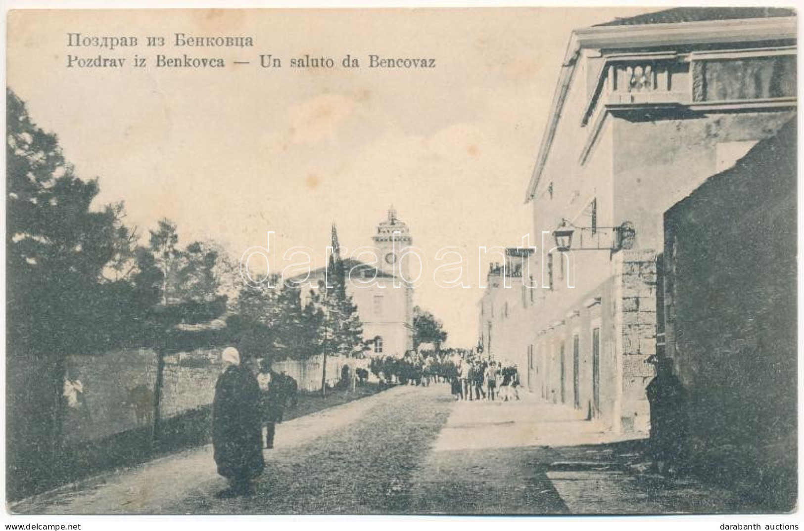 T2/T3 1911 Benkovac, Utca / Street View (fl) - Ohne Zuordnung