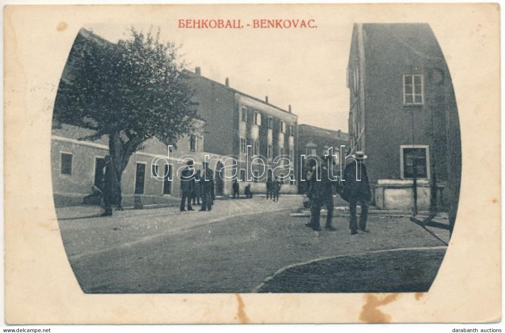 * T2/T3 1914 Benkovac, Utca / Street View (fl) - Zonder Classificatie