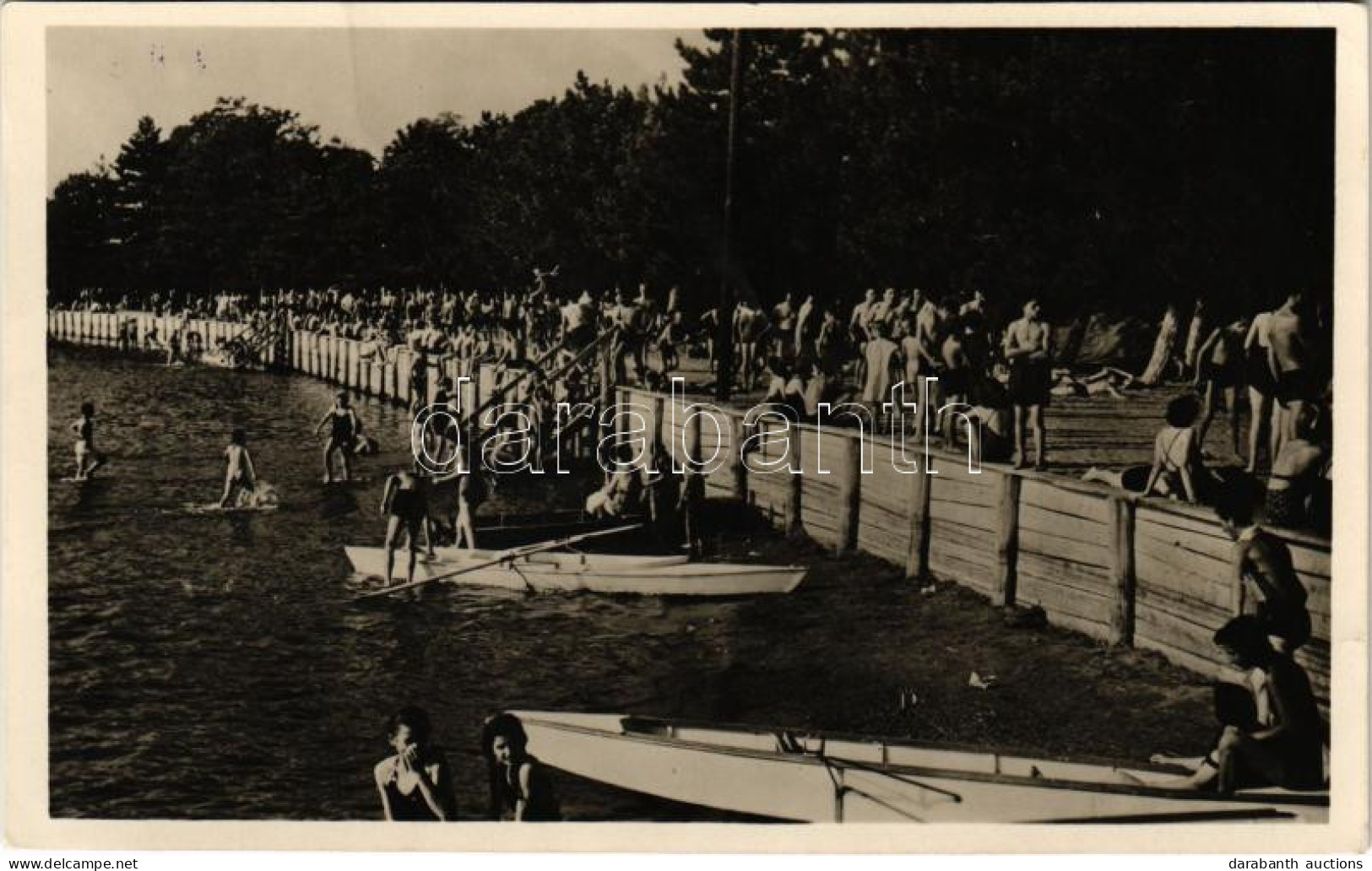 T2/T3 1944 Palics, Palic; Strand / Bathers, Spa (EK) - Non Classés