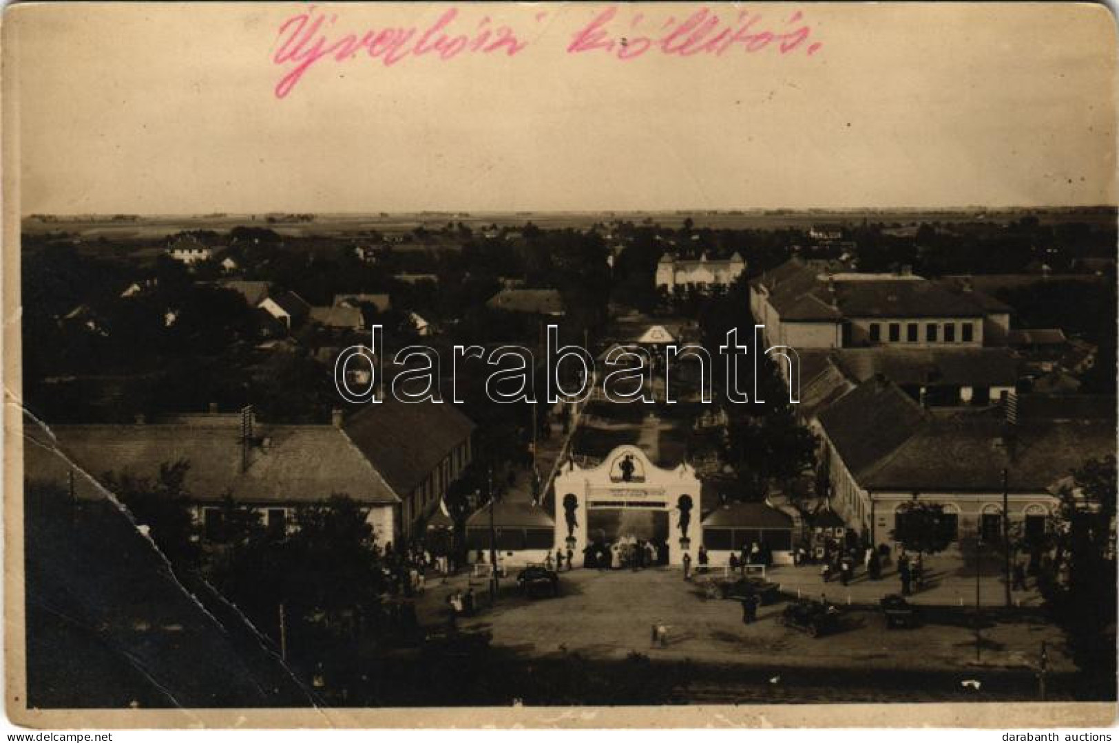 * T3 1927 Újverbász, Novi Vrbas (Verbász, Vrbas); Újverbászi Kiállítás / Exhibition. Photo (fa) - Non Classificati