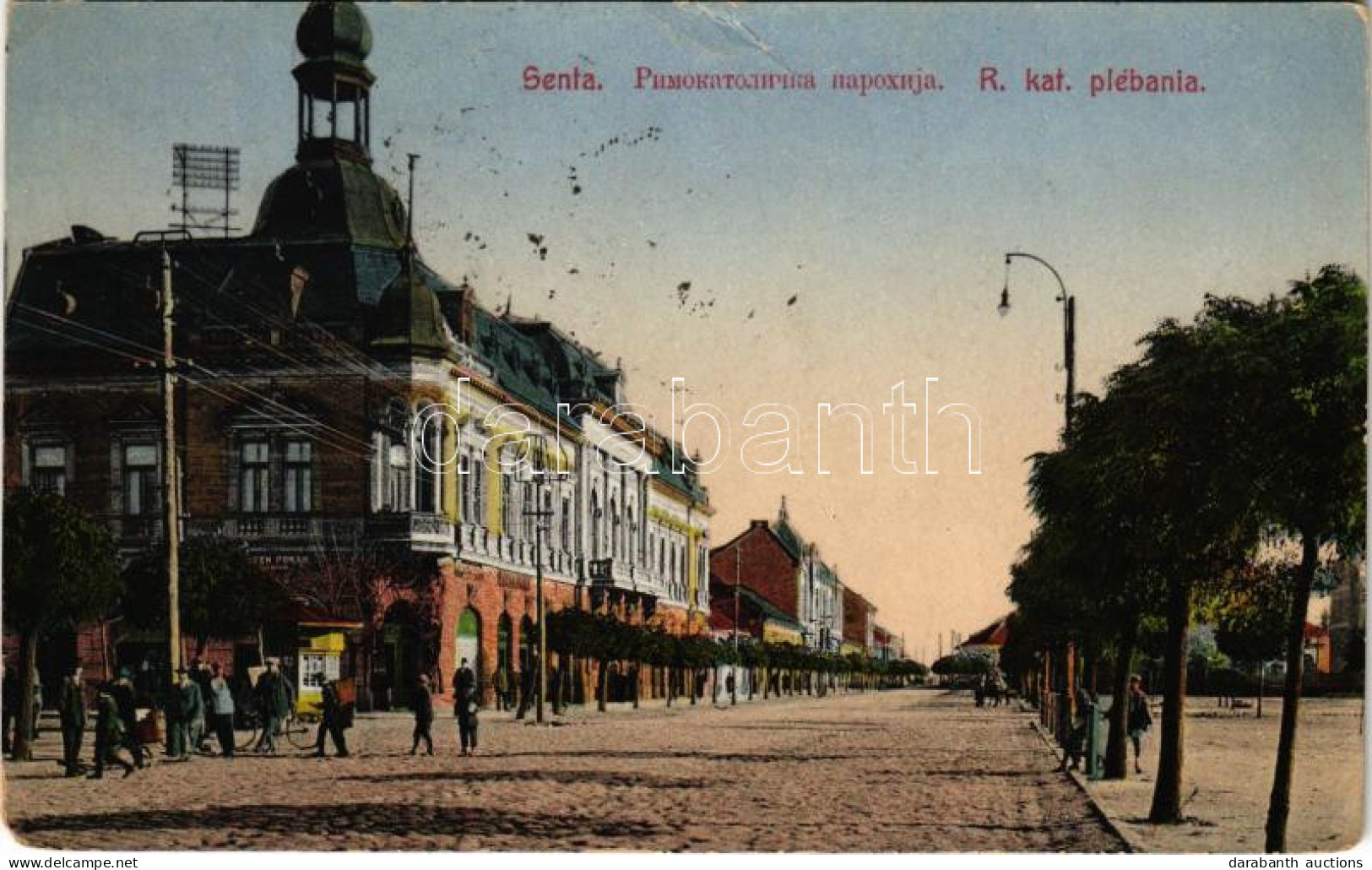 T2/T3 1927 Zenta, Senta; Római Katolikus Plébánia / Parish (EK) - Ohne Zuordnung