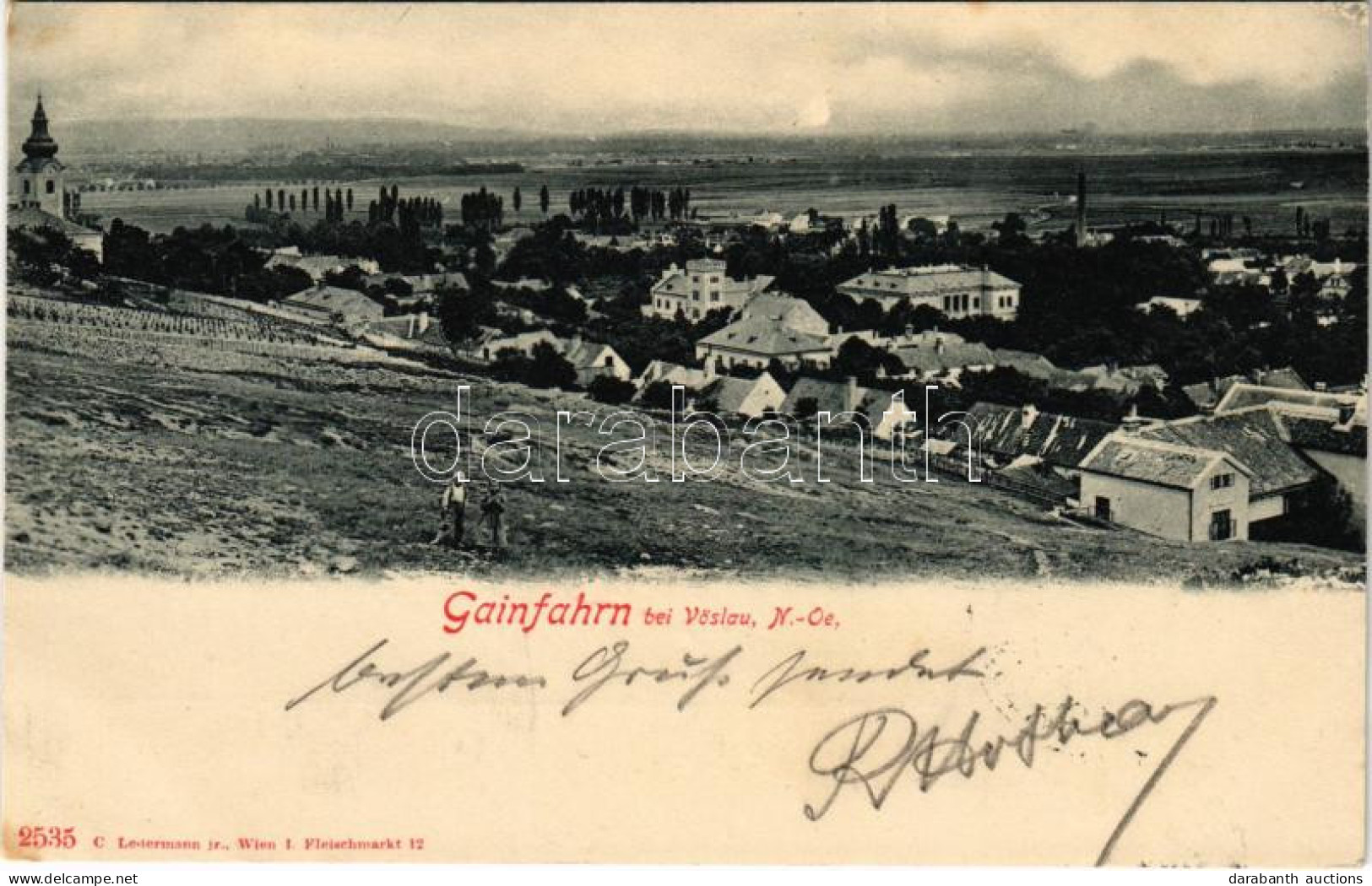 T2 1901 Gainfarn, Gainfahrn Bei Vöslau; - Ohne Zuordnung