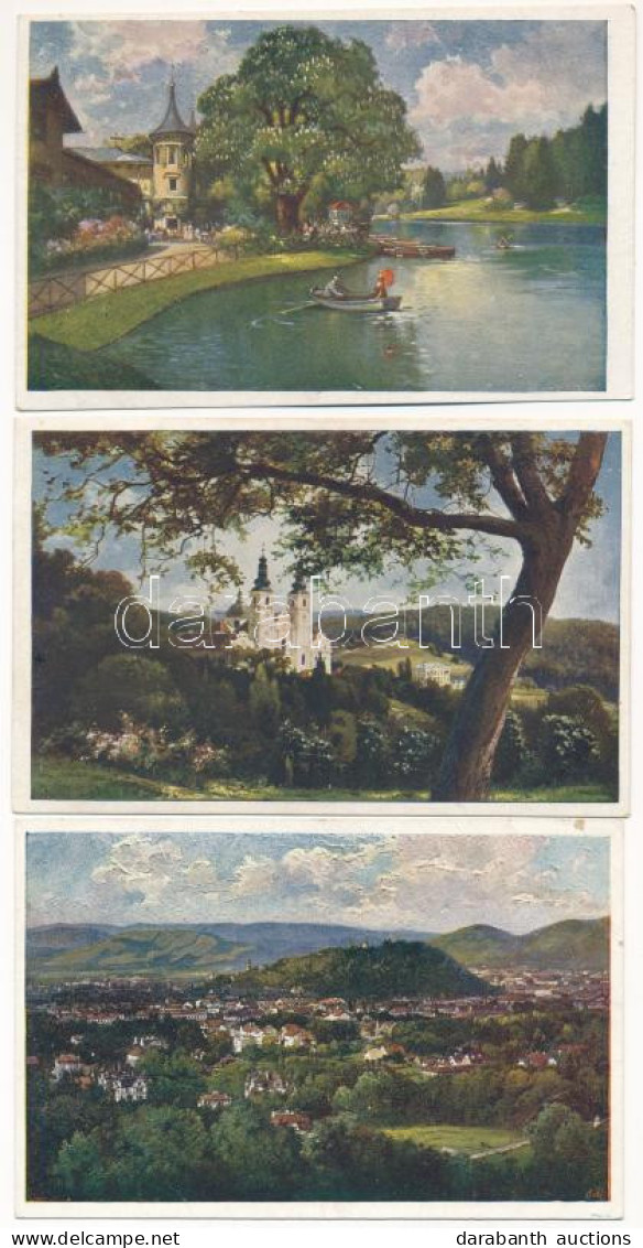 ** Graz - 6 Pre-1945 Unused Postcards - Unclassified