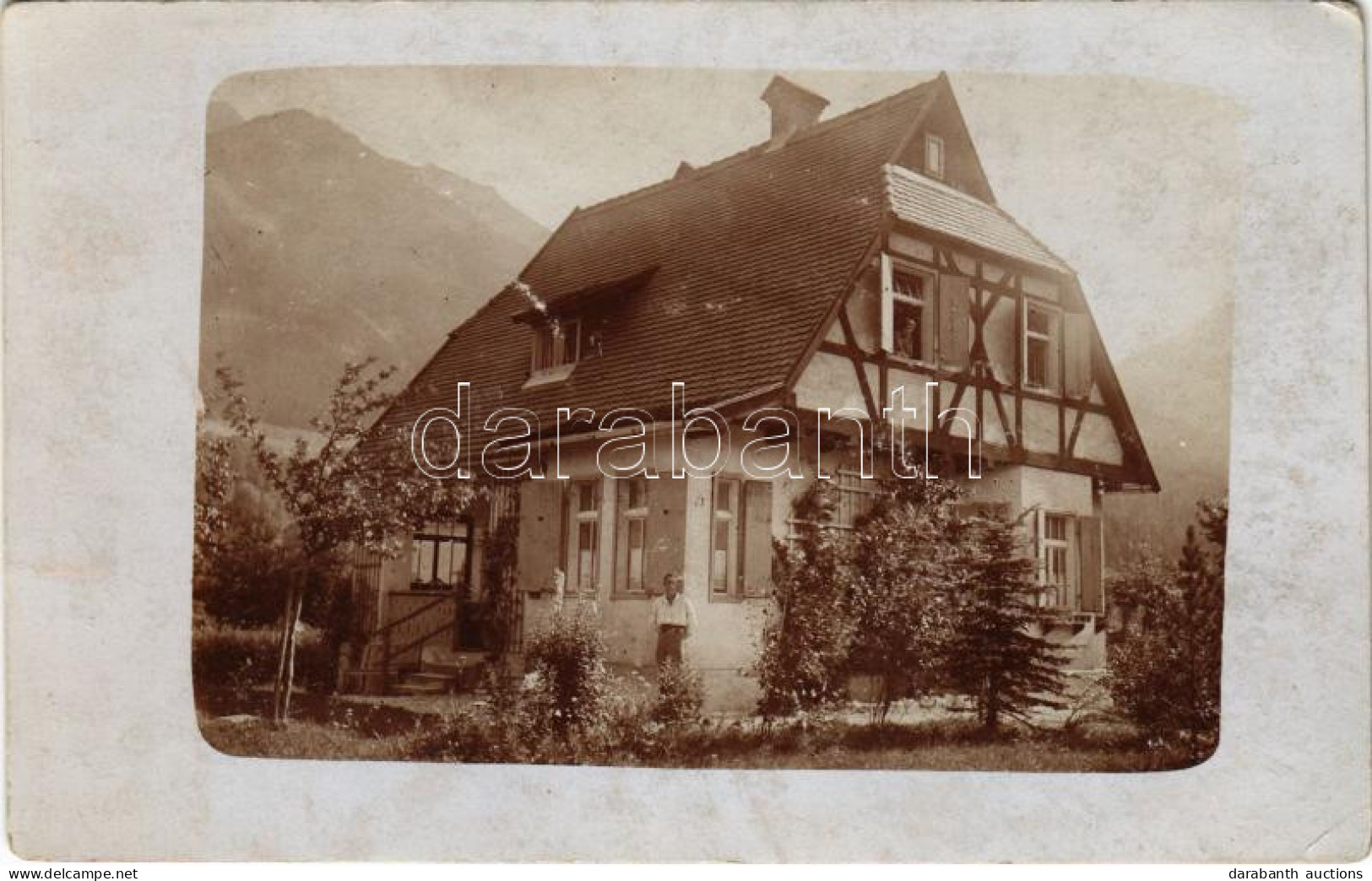 T2/T3 1921 Hinterstoder, Gasthaus / Mountain Hotel And Restaurant. Photo (EK) - Non Classificati