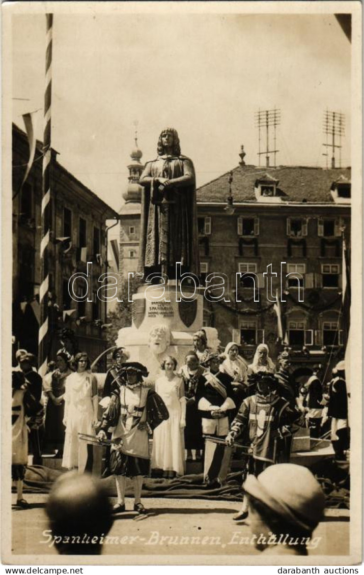 ** T1 Klagenfurt, Spanheimer Brunnen, Enthüllung / Fountain. Fotograf H. Jäger, Photo - Non Classés