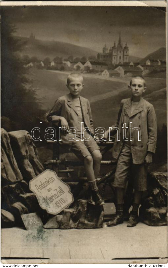 T2/T3 1910 Mariazell, Andenken. Studio Photo (EK) - Ohne Zuordnung