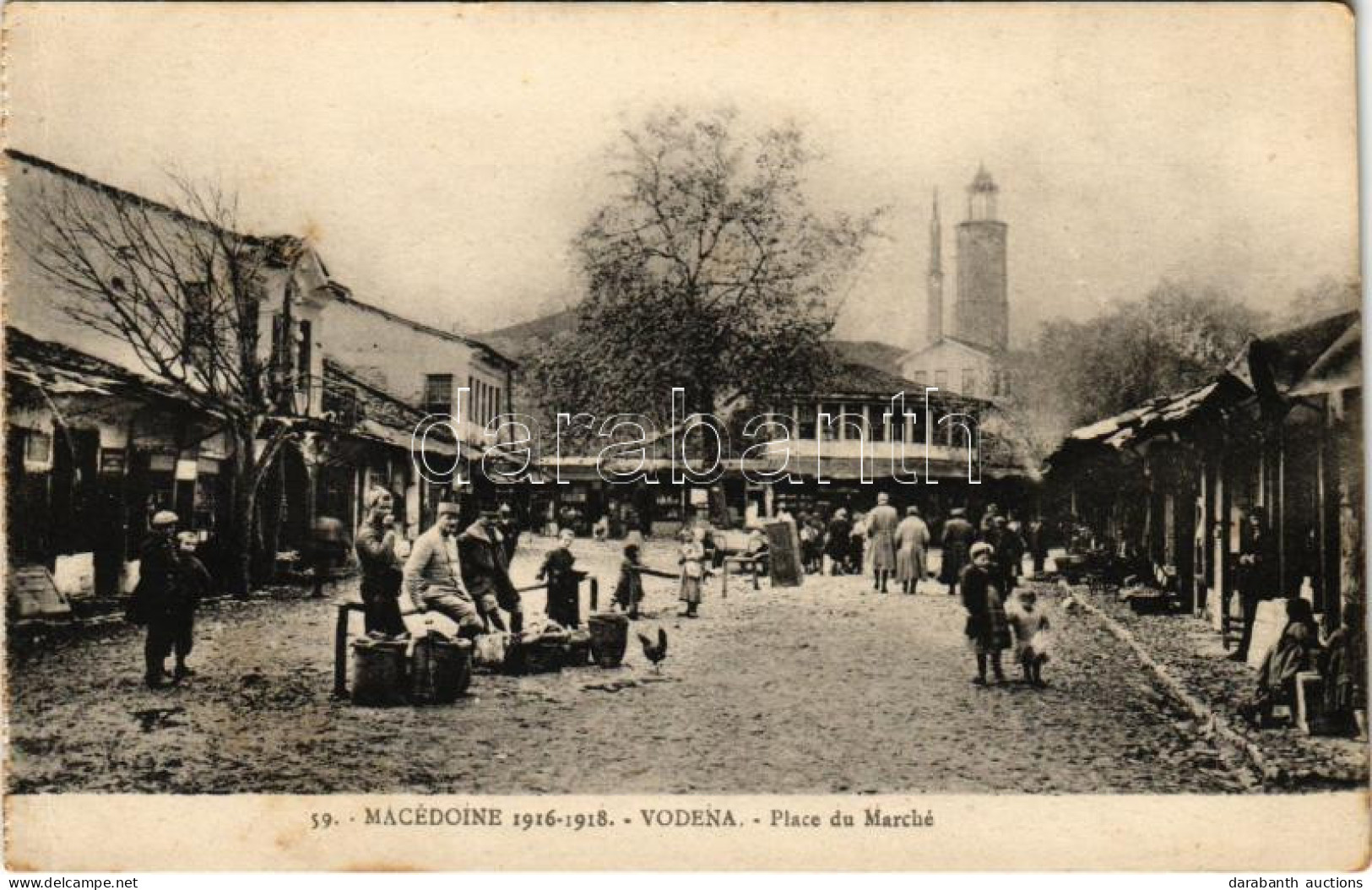 ** T3 Edessa, Vodena (until 1923); Macédoine 1916-1918, Place Du Marché / Market (fa) - Non Classés