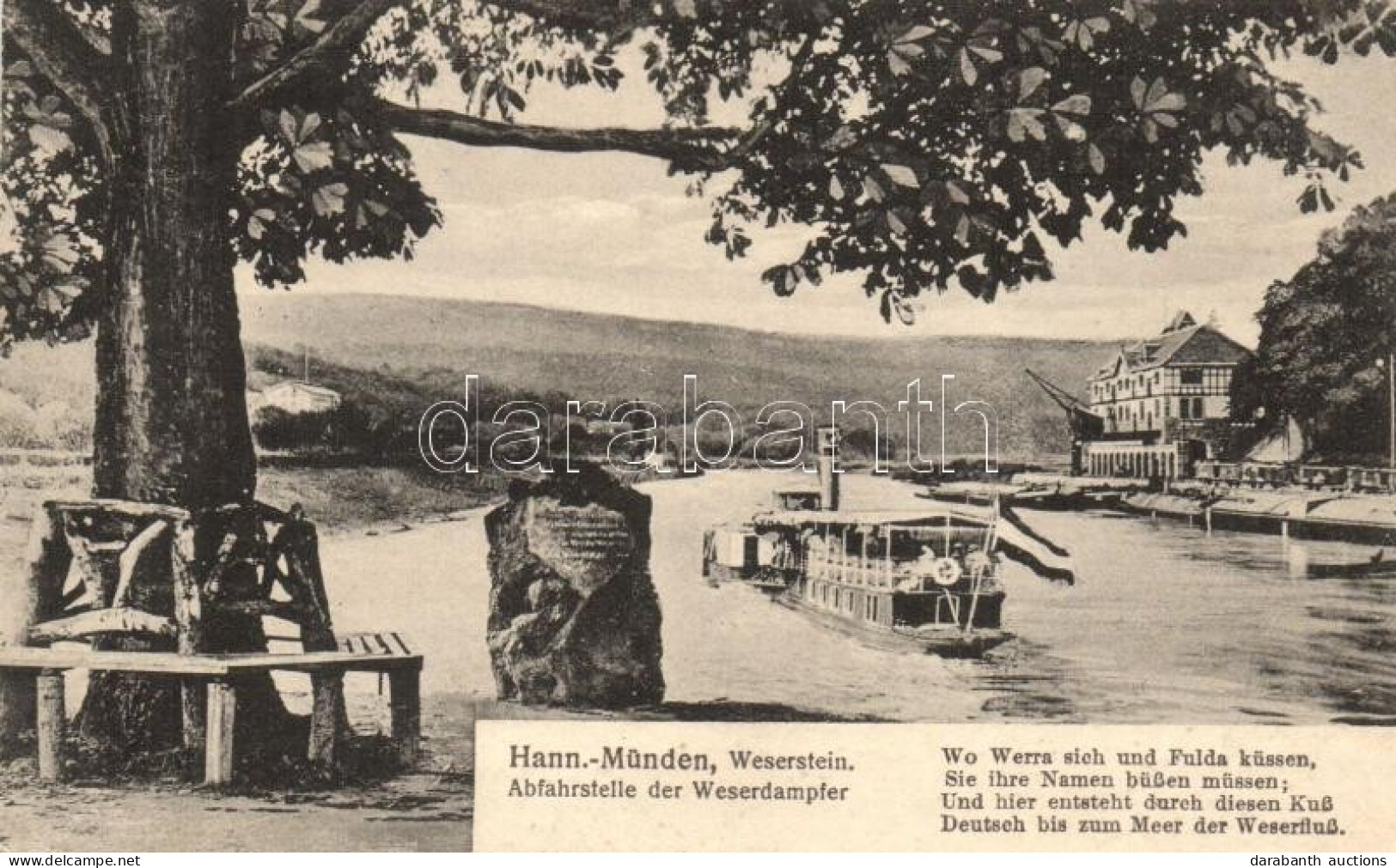 T2/T3 Hann. Münden, Weserdampfer / Steamship (EK) - Ohne Zuordnung