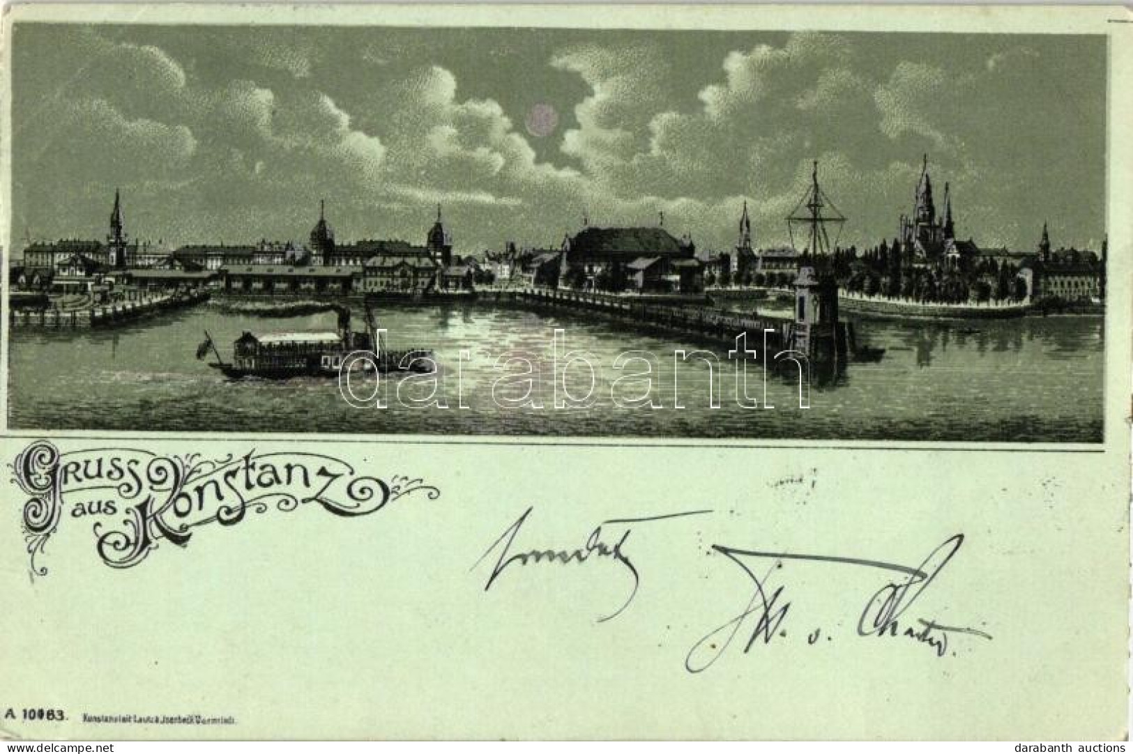 T2 Konstanz, Kunstanstalt Lautz & Isenbeck Litho - Zonder Classificatie