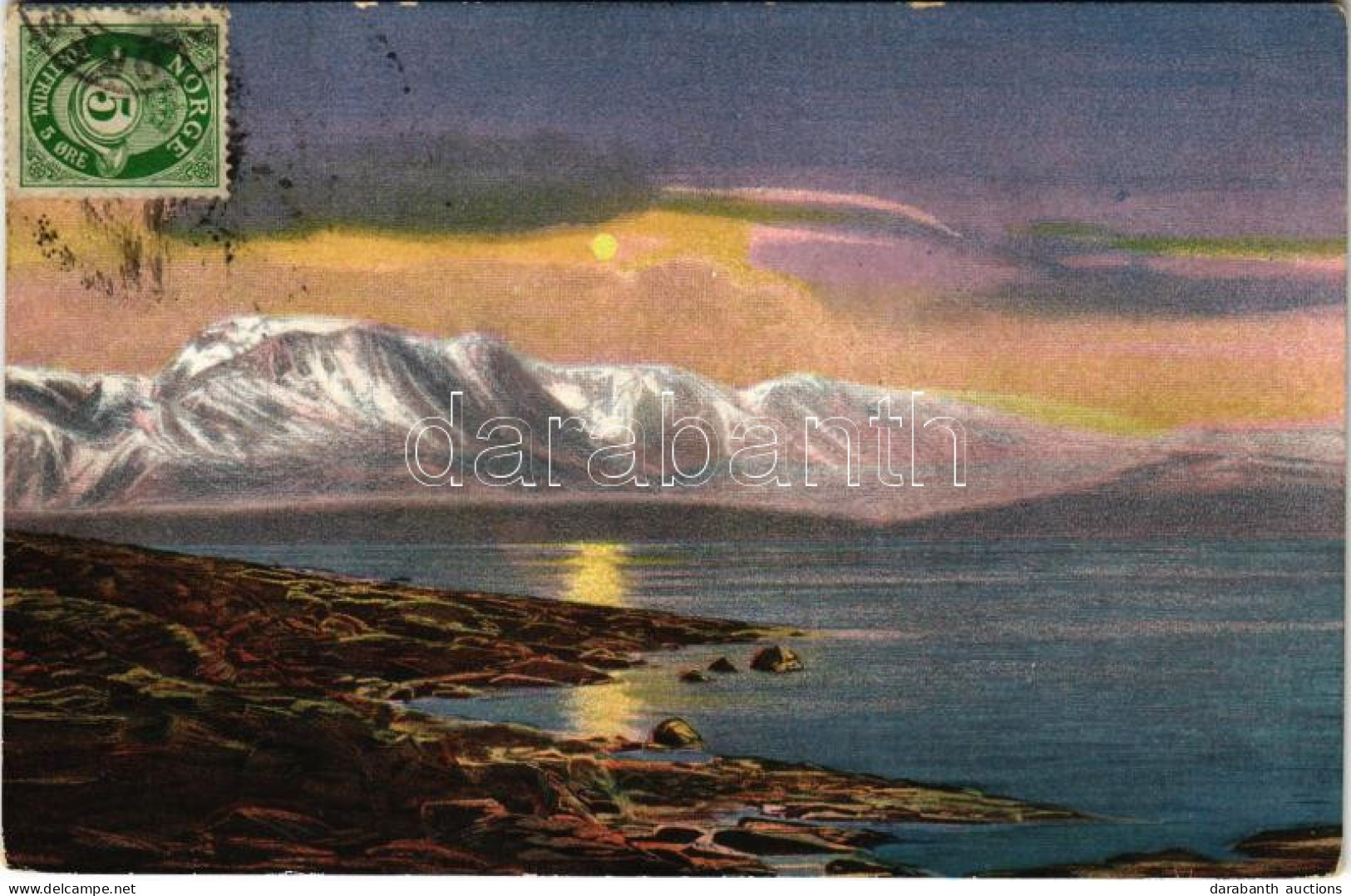 * T2 1912 Lyngen, Midnatssol Lyngenfjord / Midnight Sun - Non Classés