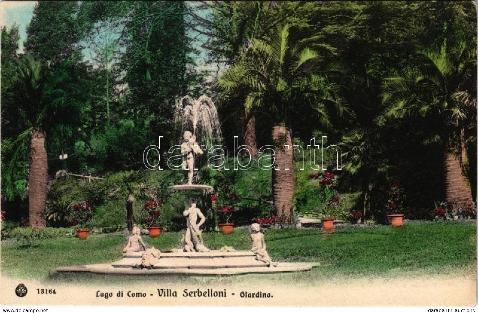** T2 Bellagio, Lago Di Como, Villa Serbelloni, Giardino / Villa Garden With Fountain - Non Classés