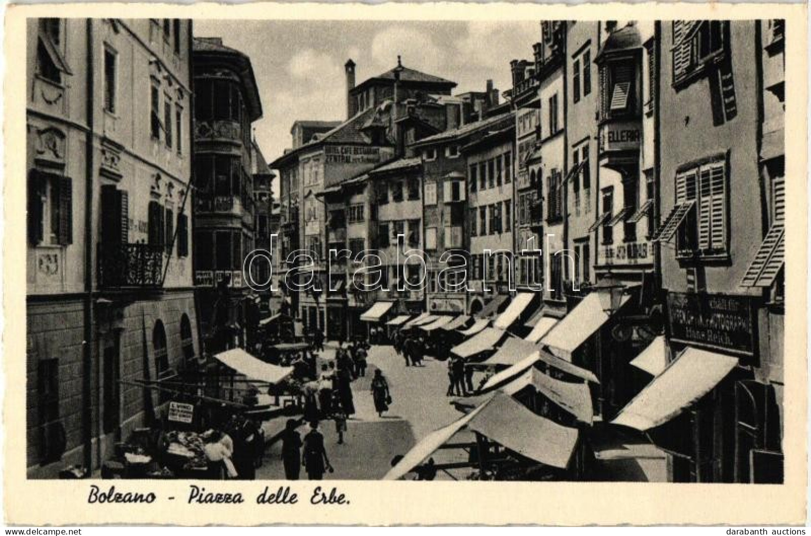 ** T1/T2 Bolzano, Bozen; Piazza Delle Erbe / Square, Shop Of Hans Reich - Ohne Zuordnung