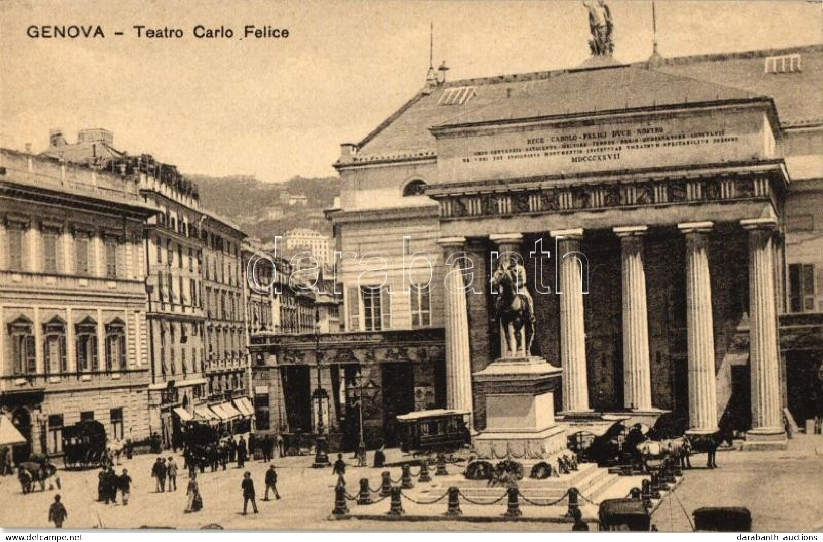 ** T1 Genova, Teatro Carlo Felice / Theatre, Tram - Ohne Zuordnung