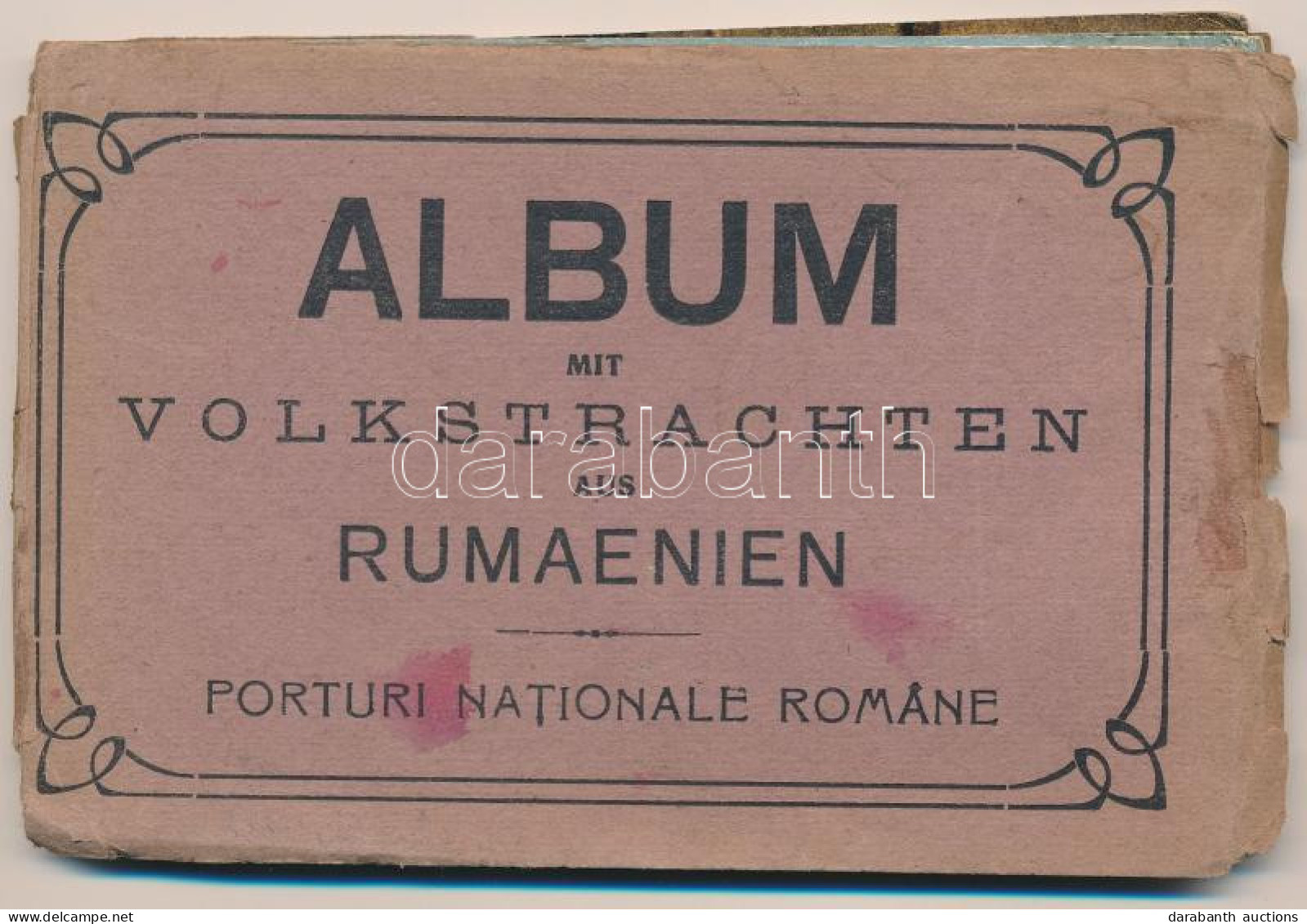 ** Romania - Album Mit Volkstrachten Aus Rumaenien / Porturi Nationale Romane - Postcard Leporello With 10 Postcards (gy - Ohne Zuordnung