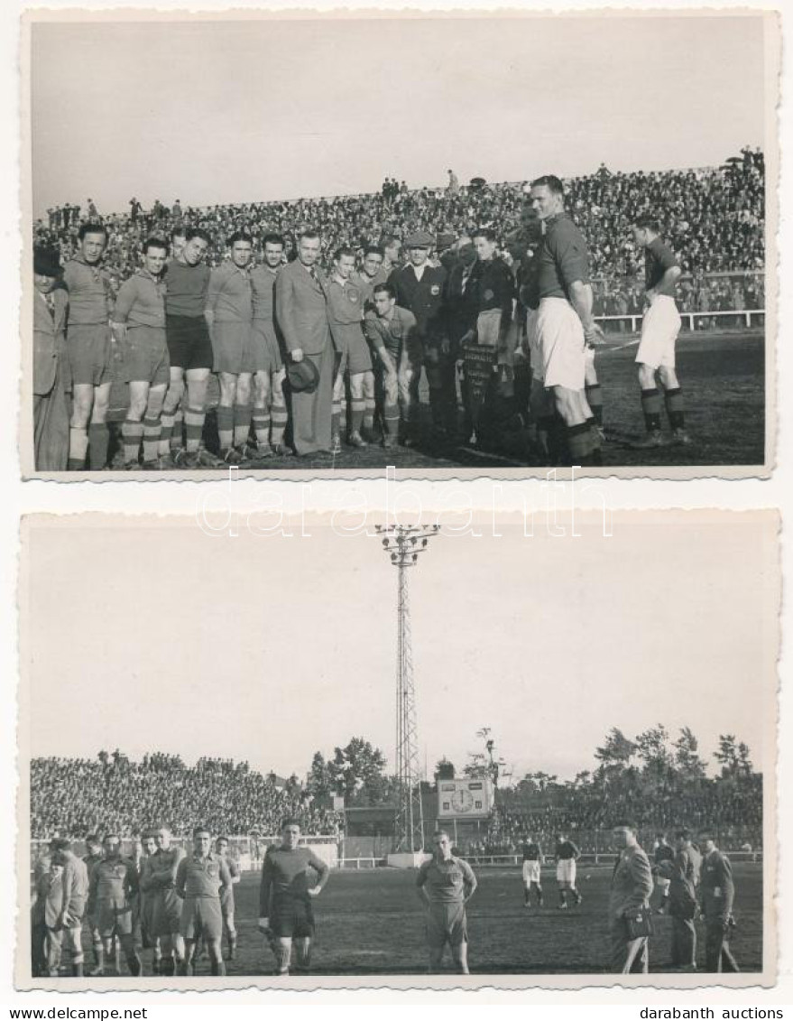 * 1936 Bucharest, Bukarest, Bucuresti, Bucuresci; SC FC Ripensia Timisoara - Liverpool Football Match - 2 Original Photo - Sin Clasificación