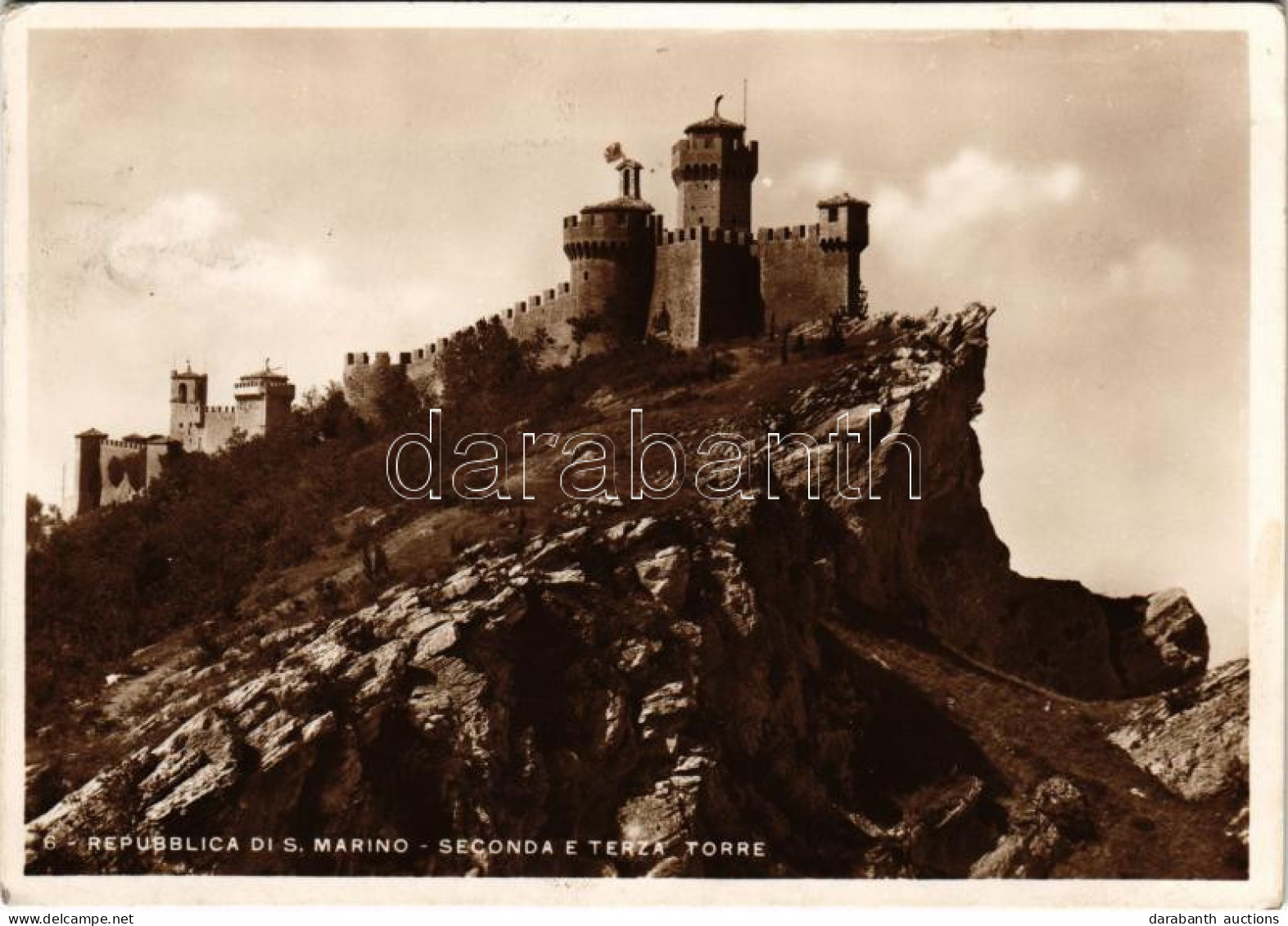 T2/T3 1938 San Marino, Seconda E Terza Torre / Caslte Towers - Non Classificati