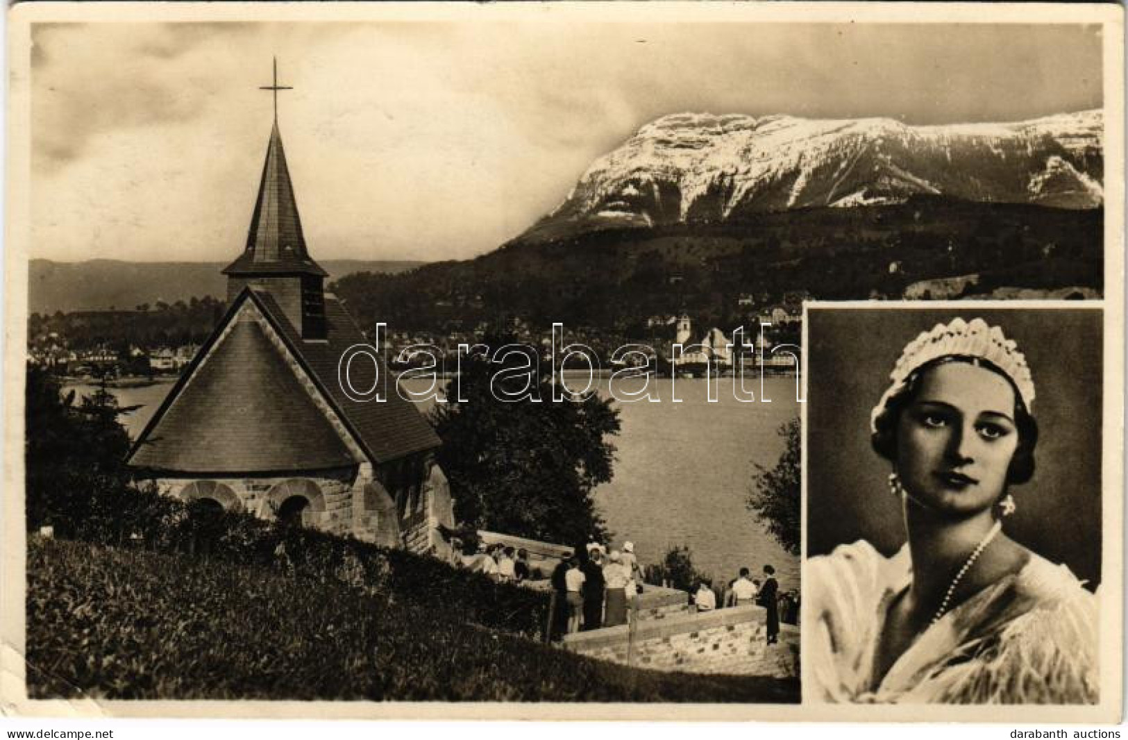 T2/T3 Küssnacht Am Rigi, Chapel And Cross Erected In Memory Of Her Majesty Queen Astrid, Queen Of The Belgians, Who Was  - Non Classés