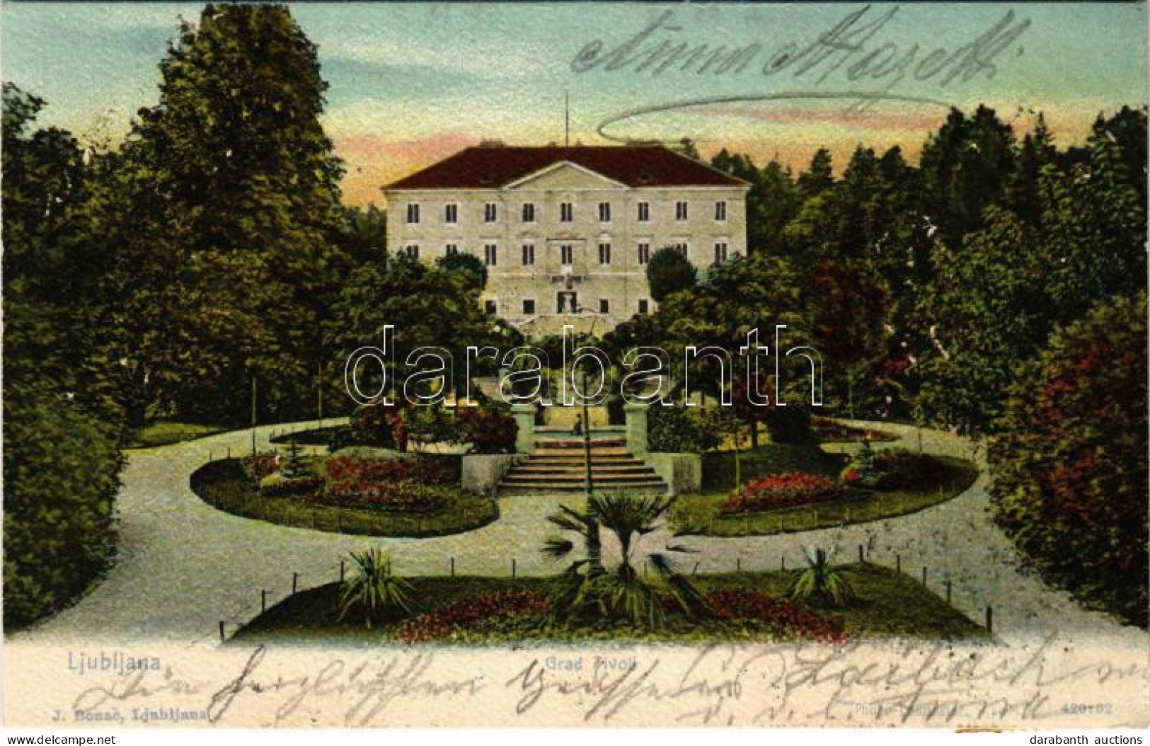 T2/T3 1903 Ljubljana, Laibach; Grad Tivoli / Castle (EK) - Non Classés